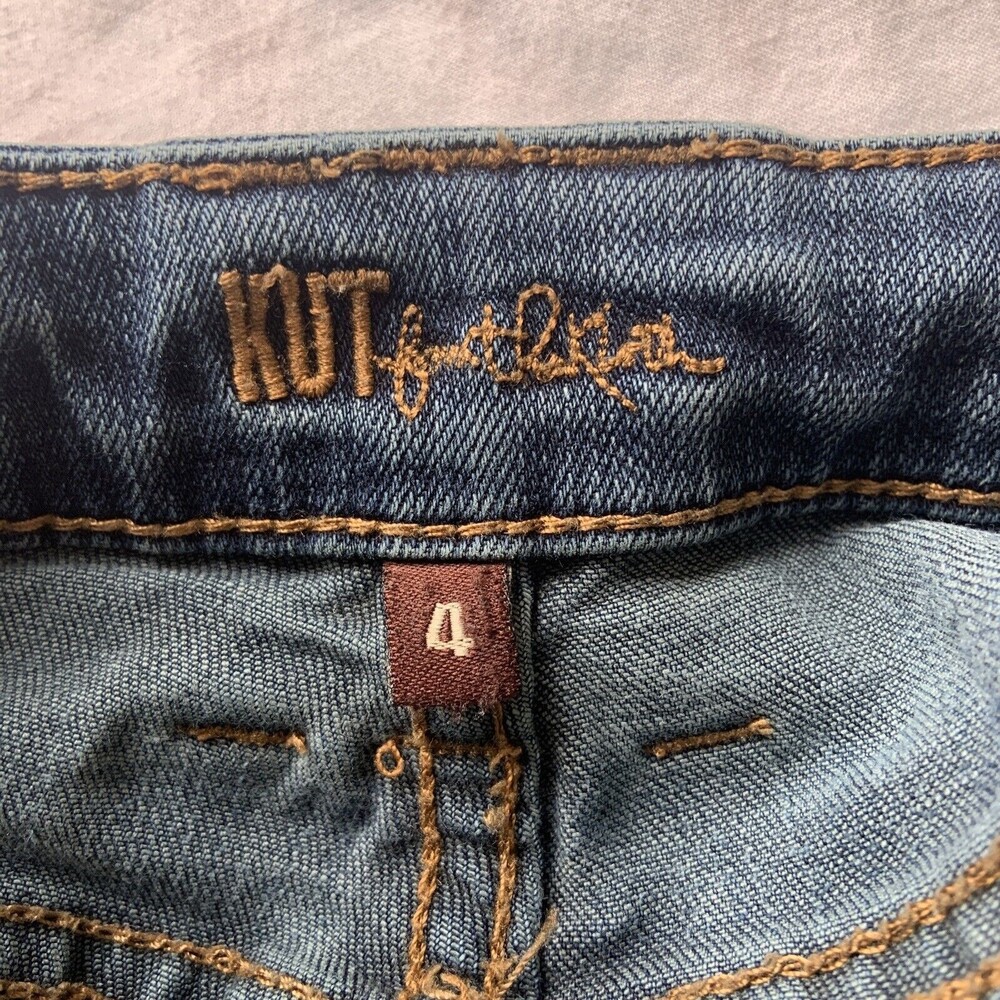 Kut From The Kloth Jeans Pants Size 4 RN# 58539 Medium Stone Wash Denim - Picture 5 of 6